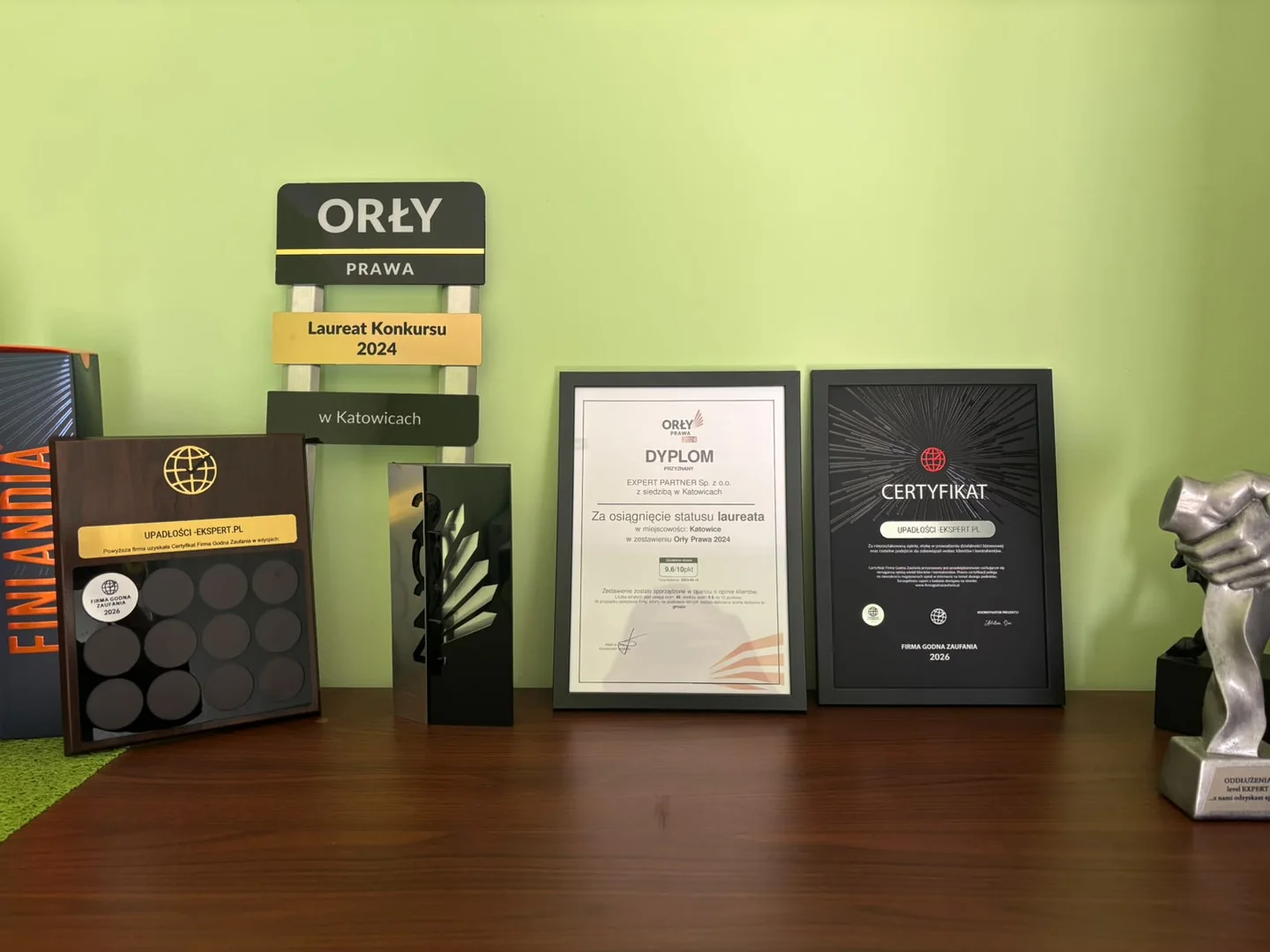 Wyróżnienia Expert Partner: Orły Prawa 2024 i Firma Godna Zaufania 2026